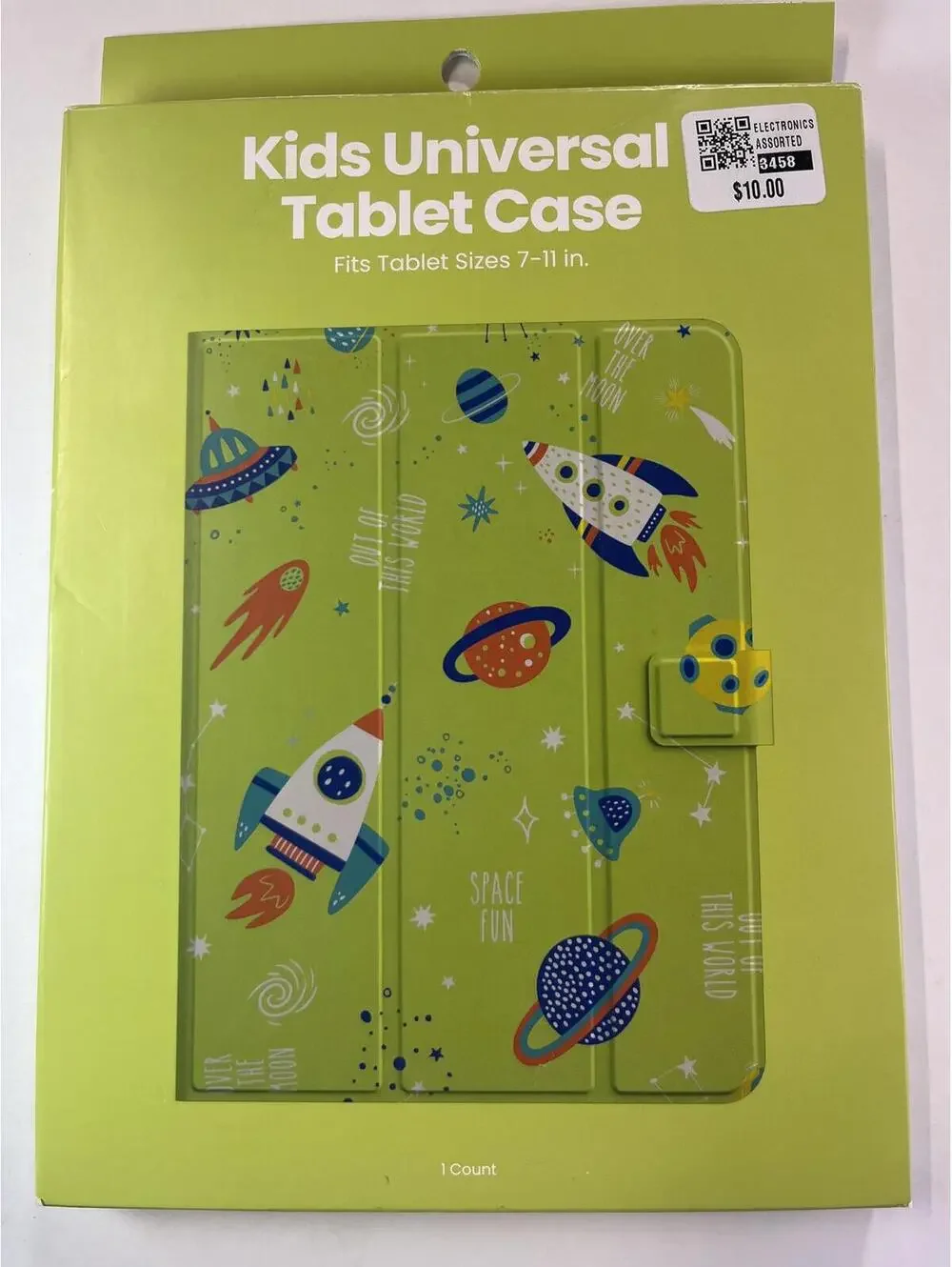 Kids Universal Tablet Case Stylus Bundle Tablet Case Rocket Space Fits 7-11 in.